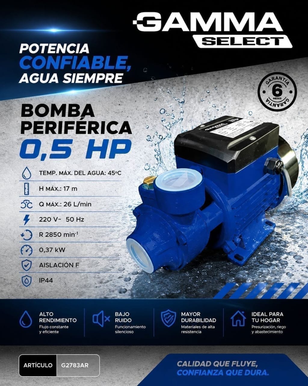 Bomba periferica Gamma